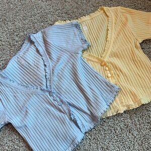 LOT OF 2 Me to We Crop Tops